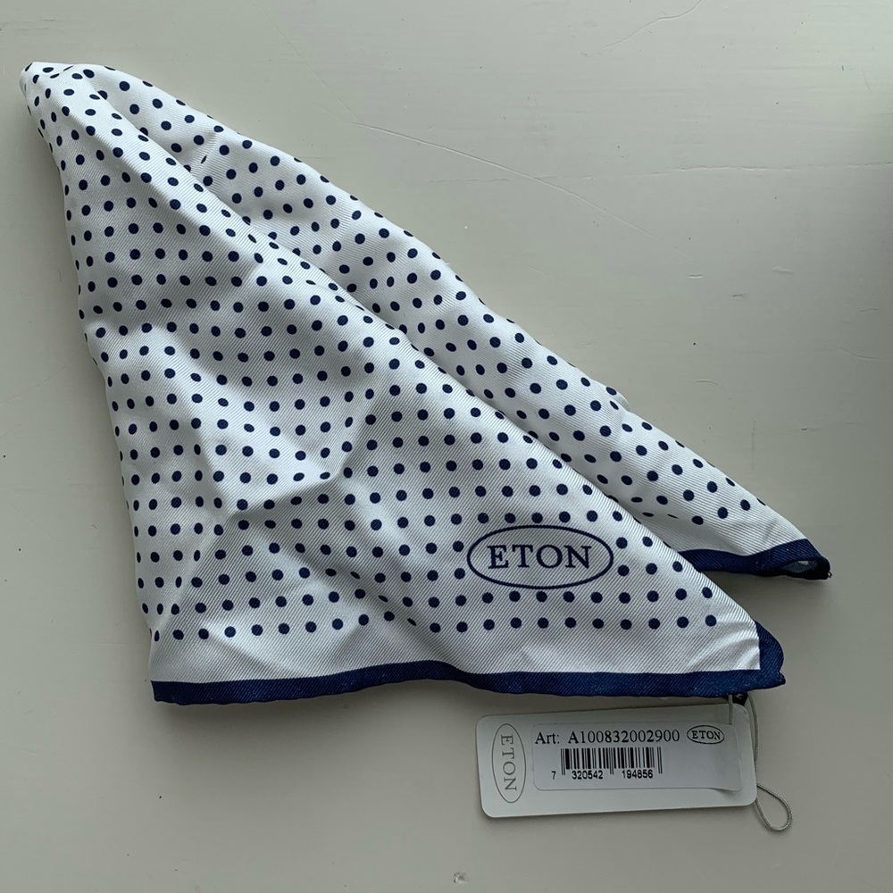 ETON, Silk Pocket Handkerchief / Pocket Square